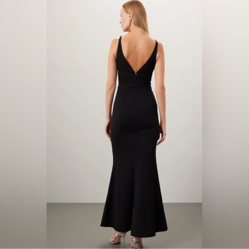 Dress the Population Black Maxi Dress formal wedding party size small